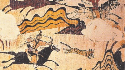 왕자들의 괴롭힘과 위협으로 동부여를 떠날 결심을 하다