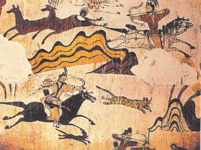 고구려 사람들의 기상을 느껴 볼래? 무용총 수렵도