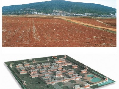 안학궁터와 대성산성