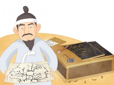 목판에 새긴 대동여지도를 만들다